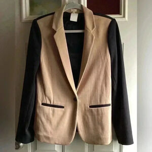 J Crew Cotton Two Tone Blazer Size Medium